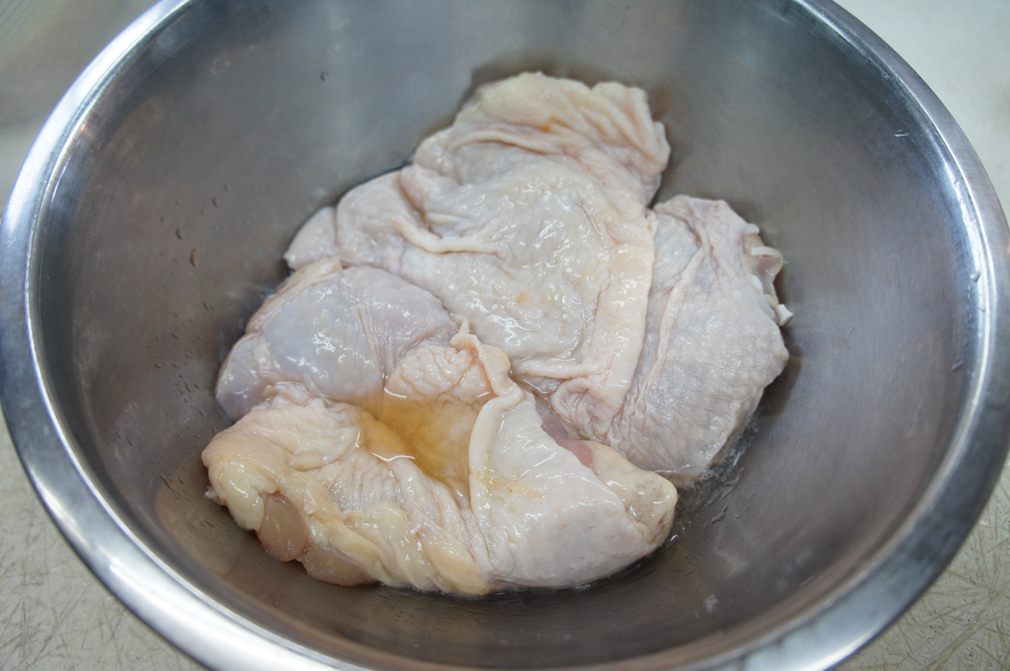 鶏もも肉の梅ジャム煮