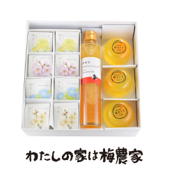 夏兆す花香～梅まりもセット～【送料無料（一部別）】 ギフト 南高梅